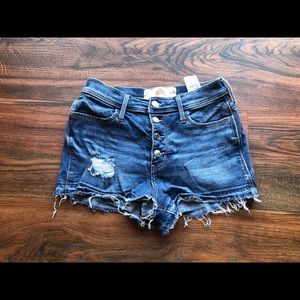 High Waisted Jean Shorts